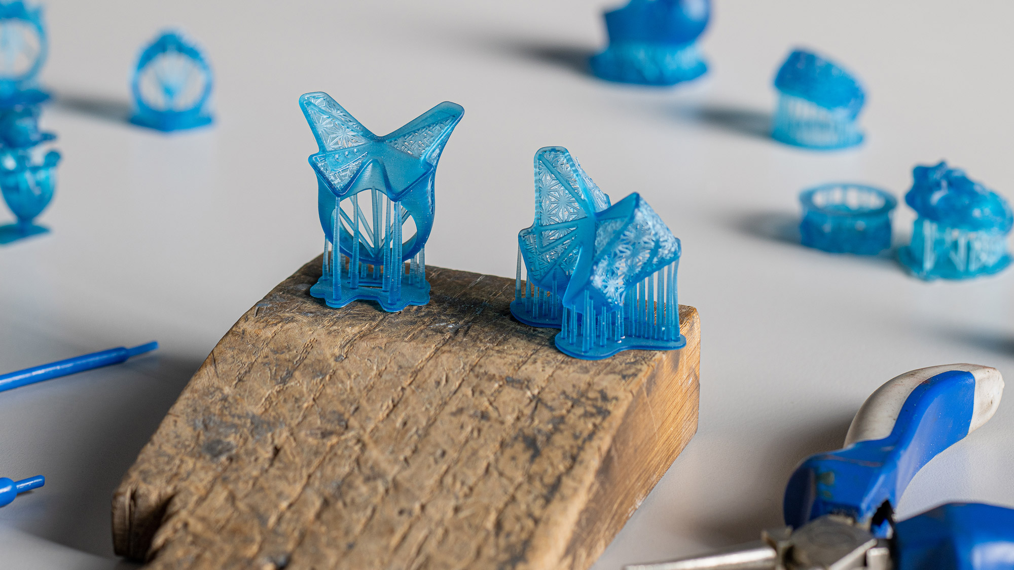 3d printed jewelry made of castable resin